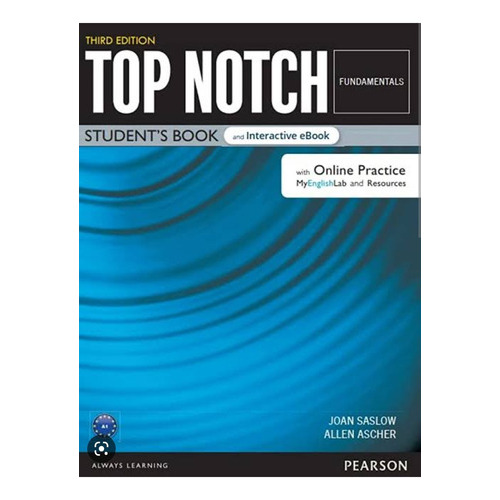Top Notch Std & Ebook & Online Practice Melfundamental 3ed., De Joan Saslow, Allen Ascher. Editorial Pearson, Tapa Blanda En Inglés