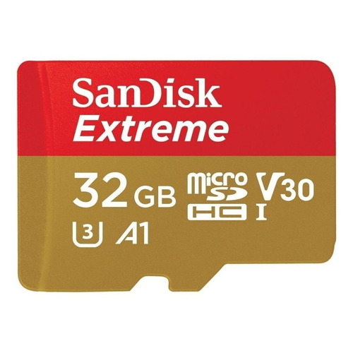 Tarjeta de memoria SanDisk SDSQXVF-032G-AN6MA  Extreme con adaptador SD 32GB