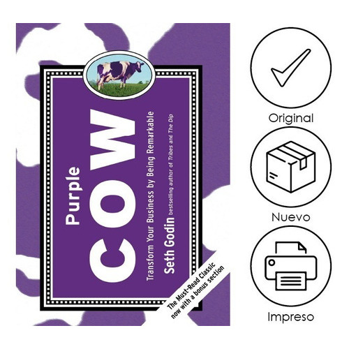 Godin. Purple Cow, De Godin.. Editorial Portfolio, Tapa Blanda, Edición 1ra En Inglés, 2009