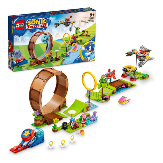 Kit Lego Sonic 76994 Sonic: Desafío Del Looping 802 Pz