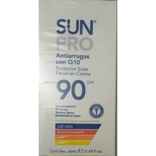 Protector Solar Facial Sun Pro Antiarru - mL a $610