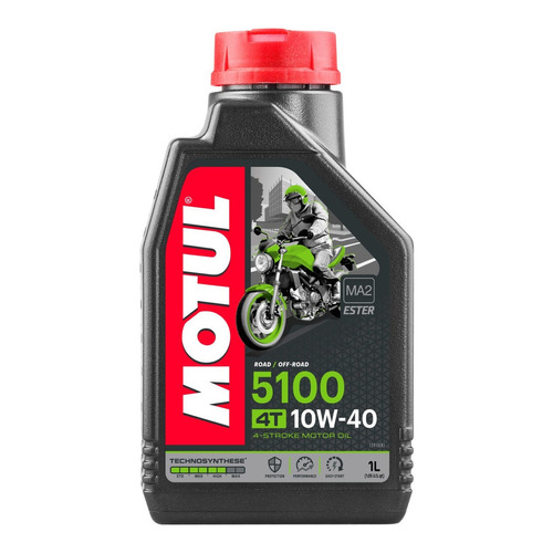 Aceite para motor Motul semi-sintético 10W-40 para motos y cuatriciclos de 1 unidad