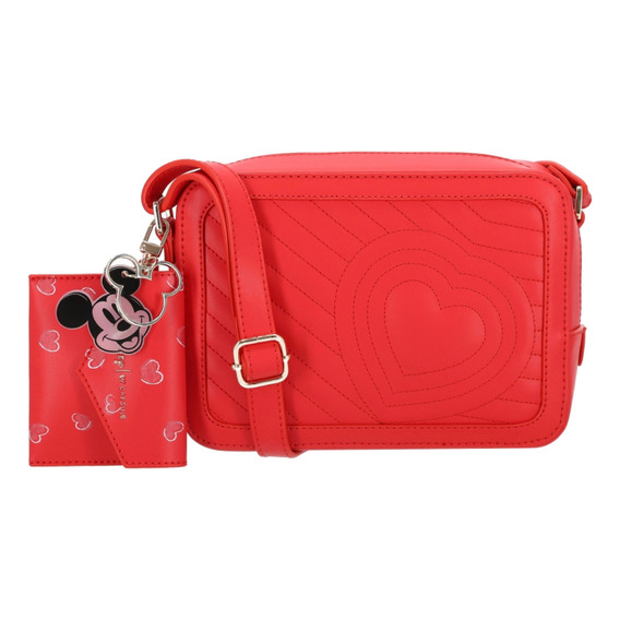 Bolsa Cross Para Mujer Mickey W Capsule Rojo Hbdofine12cw