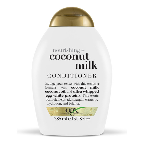 Acondicionador OGX Nourishing + Coconut Milk en botella de 385mL por 1 unidad