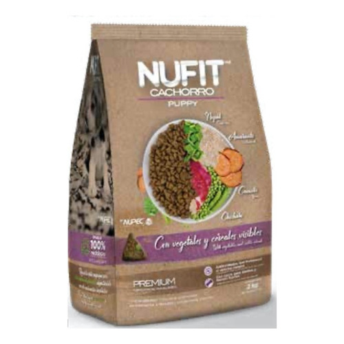 Alimento Croquetas Para Perro Cachorro Nufit By Nupec 4 Kg 