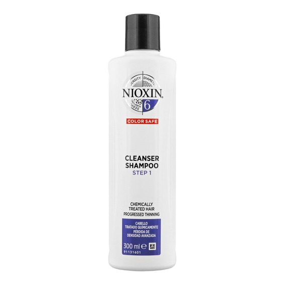 Nioxin-6 Shampoo Densificador Chemically Treated Hair