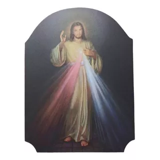 Cuadro Jesus Misericordioso 30x40cm Italiano Alcasatu