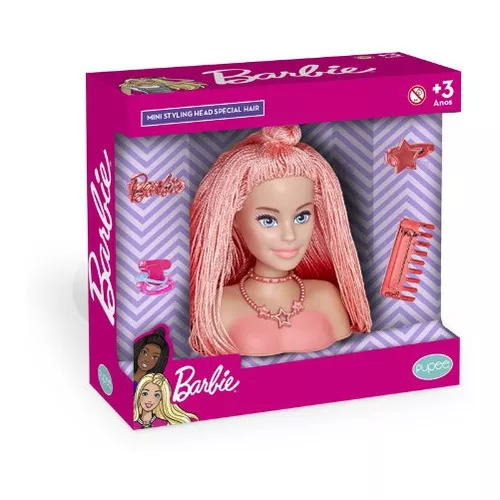 Boneca Para Pentear e Maquiar Busto Brinquedo de Menina - Envio Imediato -  Bee Toys