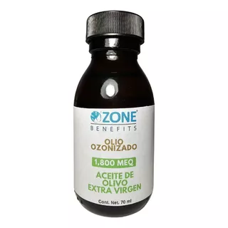 Aceite Ozonizado De Olivo 1,800 Meq - 70 Ml