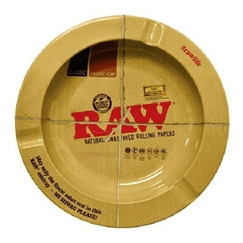 Cenicero RAW Redondo De Lata Magnetic Ashtray