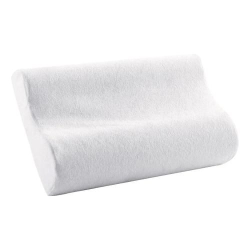 Almohada Neo Relax Inteligente Viscoelastica Cervical 60x40 Color Blanco