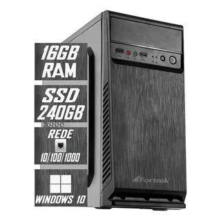 Pc Computador Cpu Intel Core I5 Ssd 240gb / 16gb Memória Ram