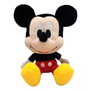 Pelucia Disney Mickey Big Head 22cm Fun F0001-9 Cor Vermelho
