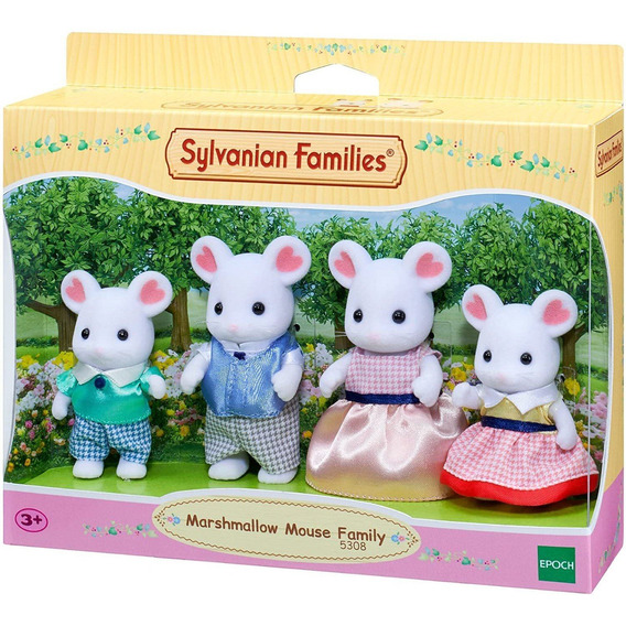 Sylvanian Families Familia Ratón Marshmallow Juguete Atrix ®