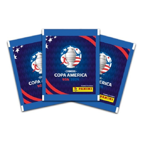 Panini Copa America USA 2024 Pack Album + 50 sobres Figuritas