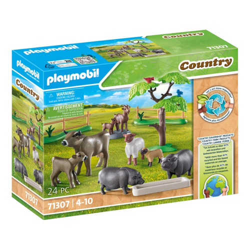 Juego Playmobil Country Set Animales 24 Piezas 3