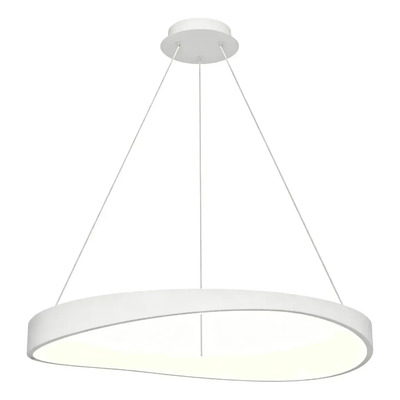 Lampara Colgante Noruega Led Cct Diseño Blanco Luz Desing Blanco