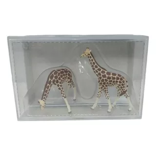 2 Figuras Animais Escala Ho 1/87 Preiser 20385 - Girafas