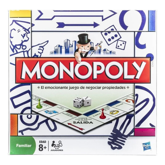 Monopoly Familiar Compacta Juego Finanzas Original!! P3