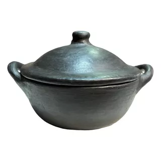 Cacerola Olla De Barro Norteña Ahumada 2,5l Artesanías Rocco