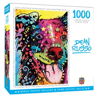 Rompecabezas Dean Russo Perro Un Buen Chico 1000 Pz Master Piezas Arte Pop Colores