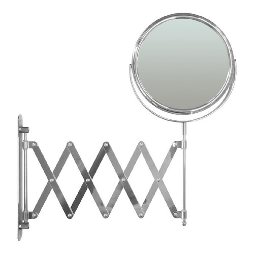 Espejo Extensible De Metal Para Baño 18cm Aumento X5 E1382