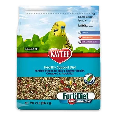 Alimento Para Periquito Australiano Kaytee Forti-diet 907 Gr
