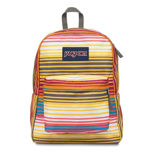 Mochila Jansport Superbreak Multi Sunset St Js00t5010e9 Color Naranja Diseño de la tela Estampada