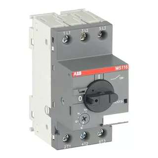 Guardamotor Tm Abb 3p Ms116 6.3-10a 50ka A 230v