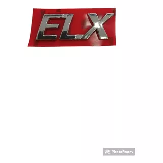 Emblema Insignia Fiat Elx Letras Cromadas