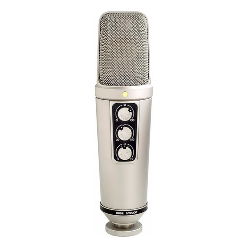Microfono Condenser Rode Nt2000 Multipatron Pro + Suspensión Color Gris