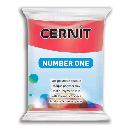 Cernit Number One Arcilla Polimérica 56 G Colores A Elección Color Rojo Navidad