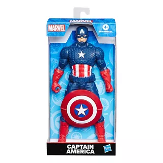 Boneco Artic. Capitão América Avengers Olympus 24 Cm Marvel