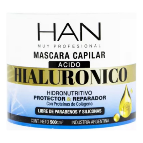 Han Acido Hialurónico Máscara Reparador Protector Pelo 500gr