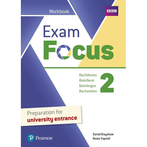 Exam Focus 2 Workbook Print, De Brayshaw, Daniel / Michalowski, Bartosz. Editorial Longman, Tapa Blanda En Inglés, 2021