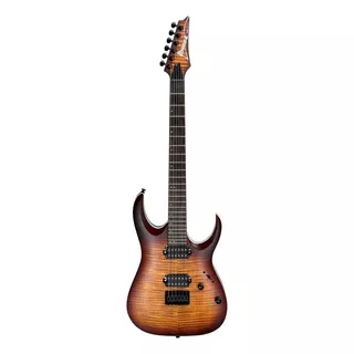 Guitarra Elétrica Ibanez Rga Standard Rga42fm De  Bordo/meranti Dragon Eye Burst Flat Com Diapasão De Jatobá