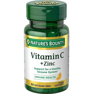 Nature's Bounty Vitamina C + Zinc 60 Tabletas Solubles