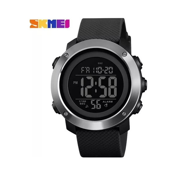 Reloj Skmei 1416 Con Aro D Acero Contraagua Sumergible 50m  