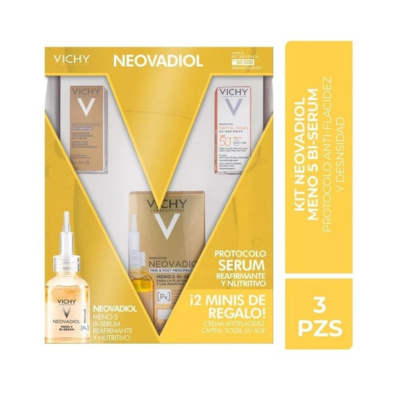 Kit Vichy Neovadiol Protocolo Nutritivo Y Reafirmante x3