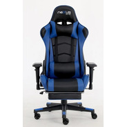 Cadeira Gamer Nexus Scorpion D418-dr Gamer Pro Preto E Azul