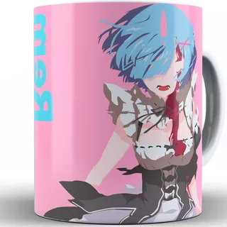 Caneca Rem E Ram Re:zero Isekai 05 Anime Mangá 325 Ml