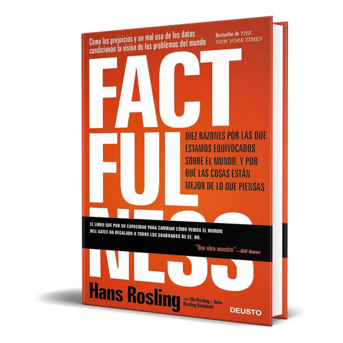 Libro Factfulness - Hans Rosling [ Español ] Pasta Dura 