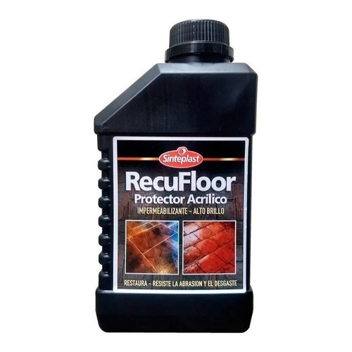 Recufloor Protector Acrilico P/pisos X 1lt Sinteplast Color Transparente