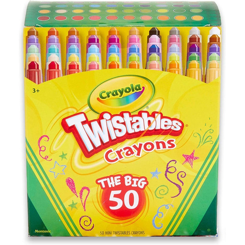 Crayola Mini Crayones Retorcibles Para Colorear Color Multicolor