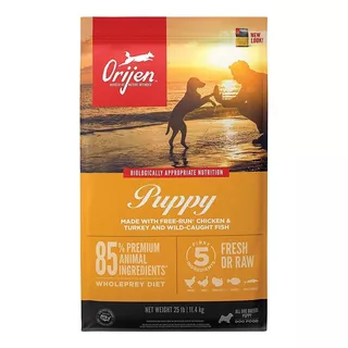 Alimento Orijen Puppy Para Perro Cachorro Todos Los Tamaños Sabor Mix En Bolsa De 11.4kg