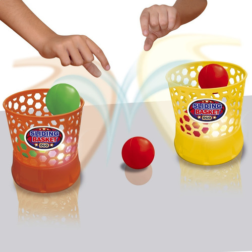 Juego Interactivo Sliding Basket Duo Con 2 Aros Luz Ditoys