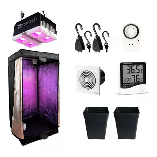 Kit Indoor Completo Carpa 60x60x160 Led Growtech 200w