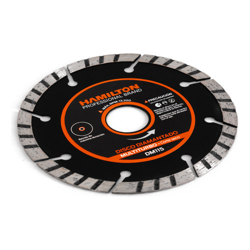 Hamilton Disco Multiturbo Diamantado 115mm Dm115