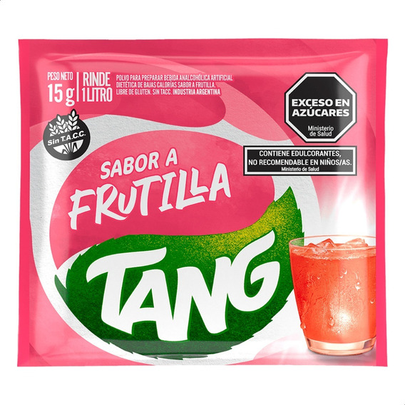 Jugo En Polvo Tang Sabor Frutilla X 20 Unidades