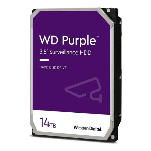 Disco duro interno Western Digital WD Purple WD140PURZ 14TB púrpura